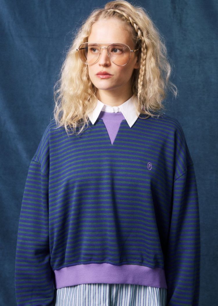 Match Electric Blue Sweatshirt bleu electrique